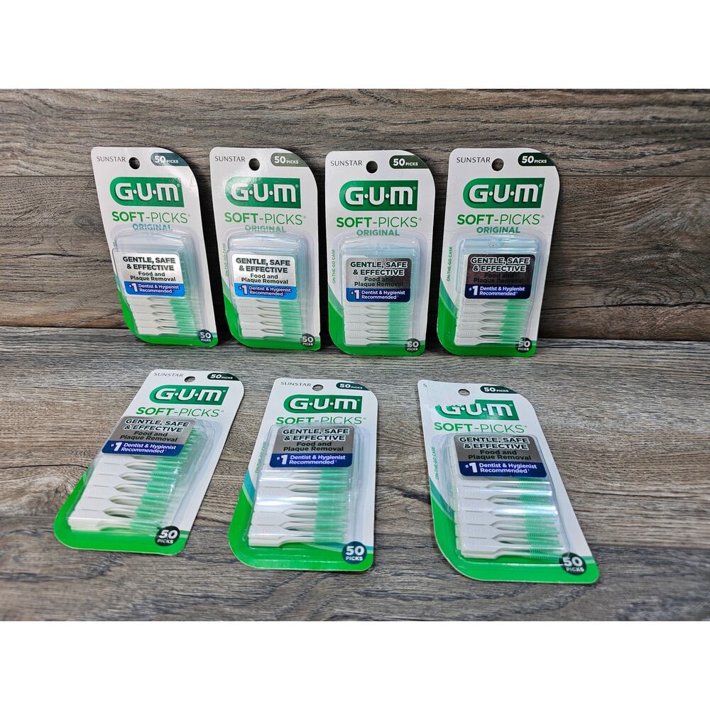 GUM Soft-Picks Original 50 Dental Picks Each